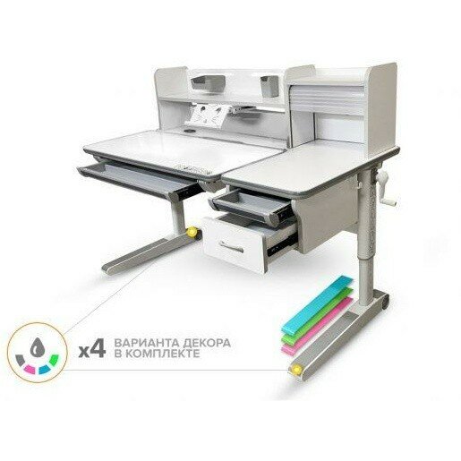 Детская парта Sherwood XL Max Multicolor Energy Белый Детская парта Sherwood XL Max Multicolor Energy Белый