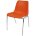 Стул пластиковый на металлокаркасе Vicenza-4k Arancio orange Ral 2009 Оранжевый