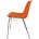 Стул пластиковый на металлокаркасе Vicenza-4k Arancio orange Ral 2009 Оранжевый