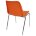 Стул пластиковый на металлокаркасе Vicenza-4k Arancio orange Ral 2009 Оранжевый