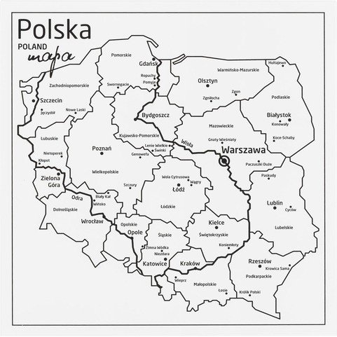 Накладка металлическая на фасад Polska Inaczej С рисунком Накладка металлическая на фасад Polska Inaczej С рисунком