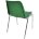 Стул пластиковый на металлокаркасе Vicenza-4k Verde green Ral 6032 Зеленый