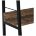 Стеллаж на металлокаркасе BRABIX &quot;LOFT SH-003&quot;, 600х350х1500 мм, 5 полок, цвет морёный дуб, 641234 Морёный дуб