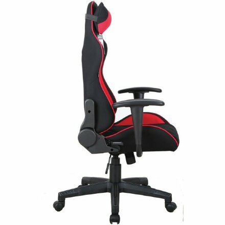Кресло компьютерное BRABIX &quot;GT Racer GM-101&quot;, подушка, ткань, черное/красное, 531820 Красный