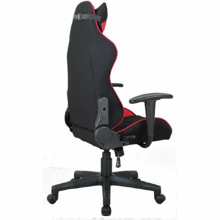 Кресло компьютерное BRABIX &quot;GT Racer GM-101&quot;, подушка, ткань, черное/красное, 531820 Красный