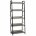 Стеллаж на металлокаркасе BRABIX &quot;LOFT SH-003&quot;, 600х350х1500 мм, 5 полок, цвет дуб антик, 641235 Дуб антик