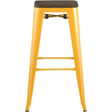Стул барный TOLIX WOOD желтый 2 шт 