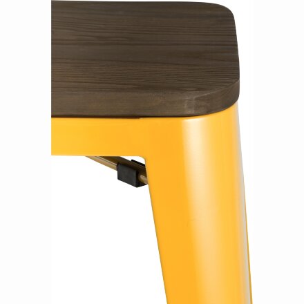 Стул барный TOLIX WOOD желтый 2 шт 