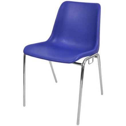Стул пластиковый на металлокаркасе Vicenza-4k Blu blue RAL 5002 Синий