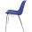 Стул пластиковый на металлокаркасе Vicenza-4k Blu blue RAL 5002 Синий