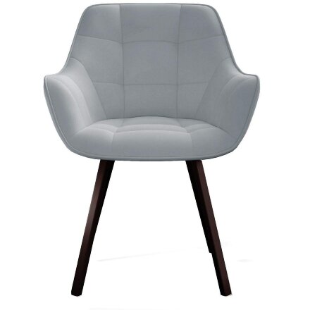 Стул DikLine 252 М поворотный, B22 GREY, ножки черные 