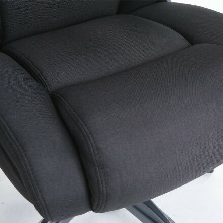 Кресло офисное BRABIX PREMIUM &quot;Solid HD-005&quot;, НАГРУЗКА до 180 кг, ткань, черное, 531822 Черный