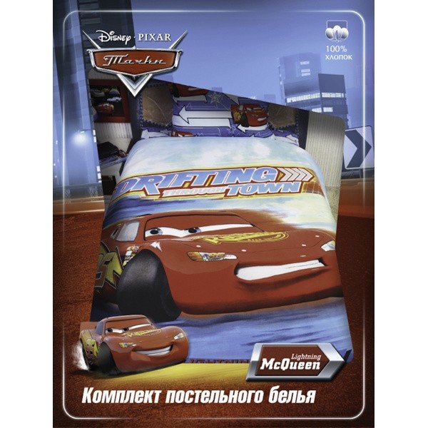 Комплект постельного белья Disney сад Тачки Комплект постельного белья Disney сад Тачки