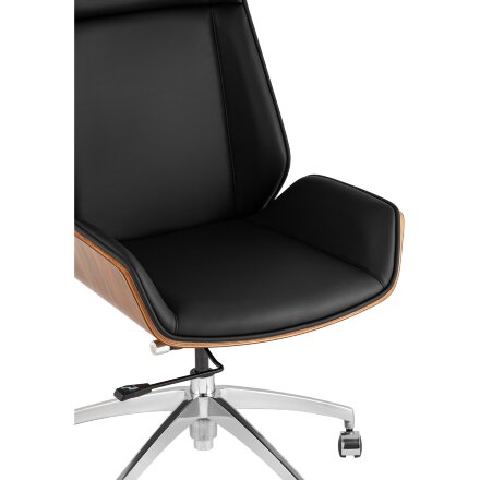 Кресло руководителя TopChairs Crown SN черный 