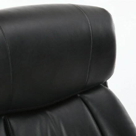 Кресло офисное BRABIX PREMIUM &quot;Direct EX-580&quot;, хром, рециклированная кожа, черное, 531824 Черный