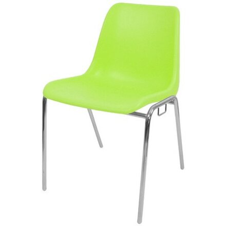 Стул пластиковый на металлокаркасе Vicenza-4k Verde green 736 Салатовый