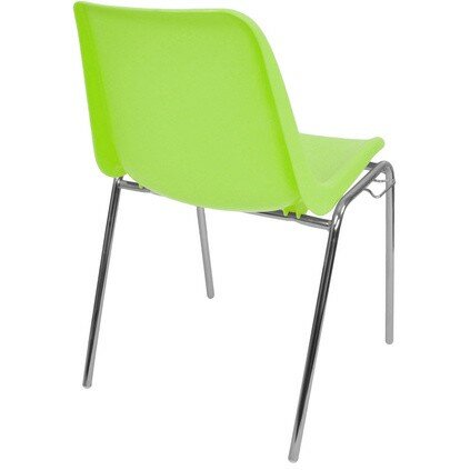 Стул пластиковый на металлокаркасе Vicenza-4k Verde green 736 Салатовый