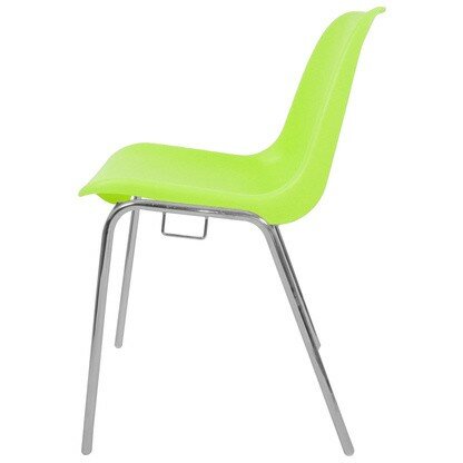 Стул пластиковый на металлокаркасе Vicenza-4k Verde green 736 Салатовый
