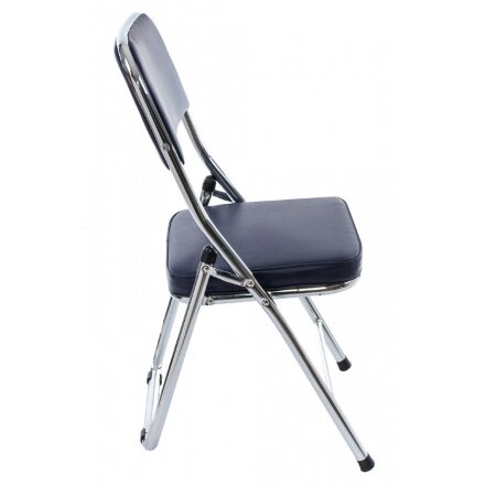Стул на металлокаркасе Chair раскладной темно-синий 