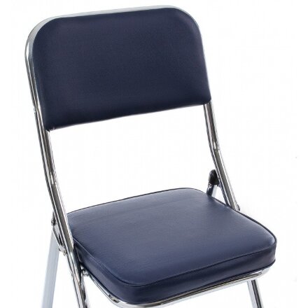 Стул на металлокаркасе Chair раскладной темно-синий 