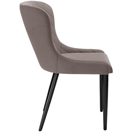 Стул DikLine 304 B5 LATTE, ножки черные 