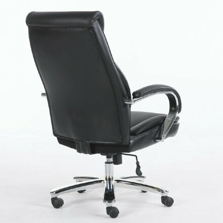 Кресло офисное BRABIX PREMIUM &quot;Advance EX-575&quot;, хром, экокожа, черное, 531825 Хром