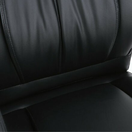 Кресло офисное BRABIX PREMIUM &quot;Advance EX-575&quot;, хром, экокожа, черное, 531825 Хром