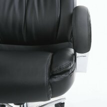 Кресло офисное BRABIX PREMIUM &quot;Advance EX-575&quot;, хром, экокожа, черное, 531825