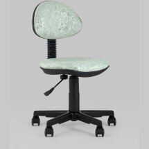 Компьютерное кресло Stool Group детское УМКА Cat&amp;Dogs зеленый обивка ткань крестовина пластик механизм регулировки высоты