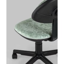 Компьютерное кресло Stool Group детское УМКА Cat&amp;Dogs зеленый обивка ткань крестовина пластик механизм регулировки высоты