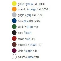 Стул пластиковый на металлокаркасе Pull-4 оранжевый RAL 2003