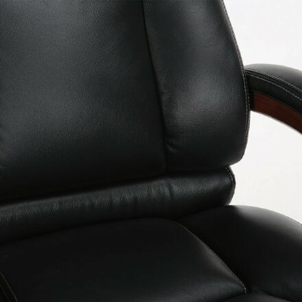 Кресло офисное BRABIX PREMIUM &quot;Infinity EX-707&quot;, дерево, натуральная кожа, черное, 531826 Дерево