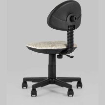 Компьютерное кресло Stool Group детское УМКА Cat&amp;Dogs бежевый обивка ткань крестовина пластик механизм регулировки высоты