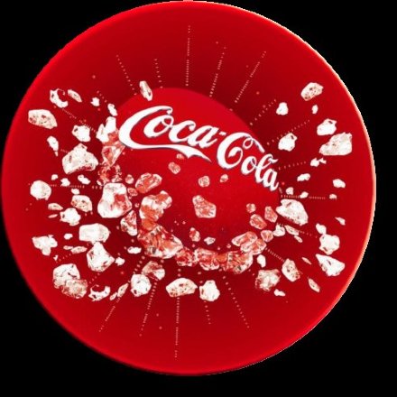 Прямоугольная столешница Werzalit (70х120 см) Cola печать Красный