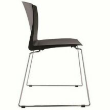Стул пластиковый на металлокаркасе Pull-3 синий RAL 5009