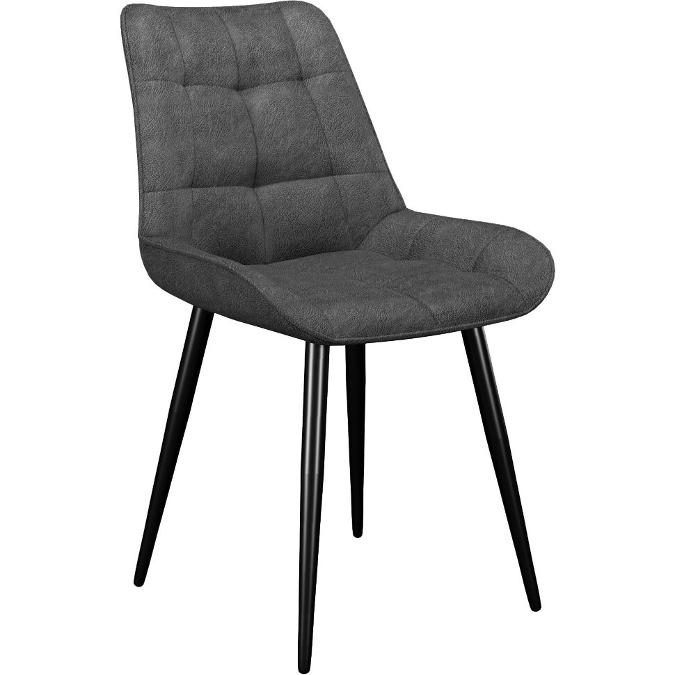 Стул DikLine 206М PRADO5 GREY, ножки черные Стул DikLine 206М PRADO5 GREY, ножки черные