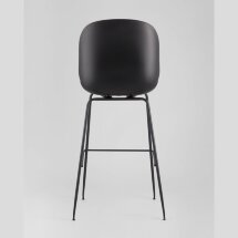 Стул барный Beetle PU со спинкой серый