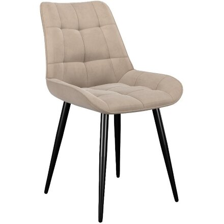 Стул DikLine 206М B03 BEIGE, ножки черные 