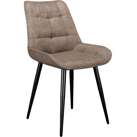 Стул DikLine 206М PRADO6 CAPPUCCINO, ножки черные 