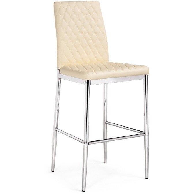 Барный стул Teon beige / chrome Барный стул Teon beige / chrome