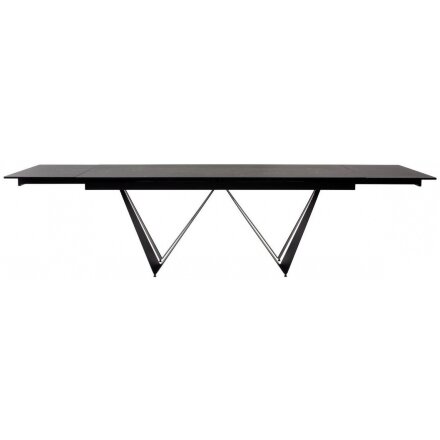 Керамический стол Rieti Nero KL-116 черный мрамор матовый / черный 