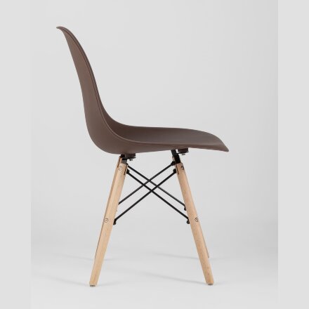 Стул Eames Style DSW коричневый x4 