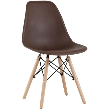 Стул Eames Style DSW коричневый x4 