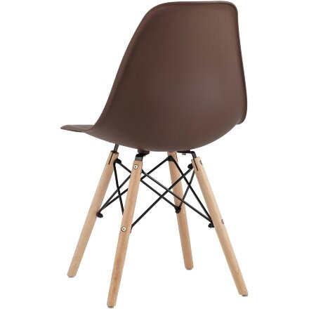 Стул Eames Style DSW коричневый x4 