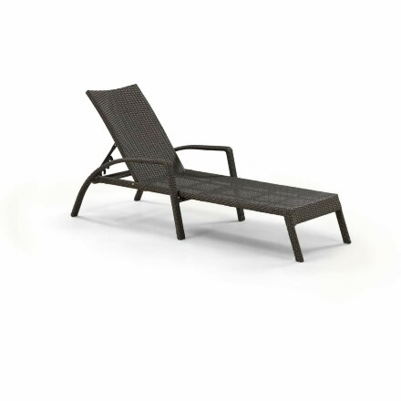 Шезлонг-лежак плетеный A30A-W53 Brown 