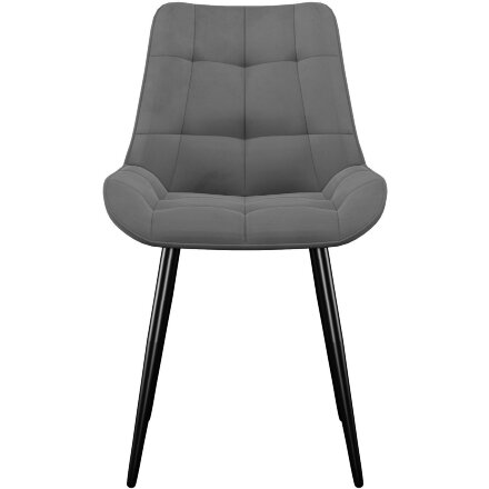 Стул DikLine 206М B22 GREY, ножки черные 