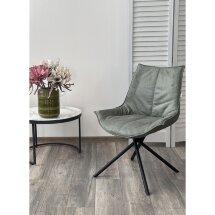 Стул ОСЛО Atmocfera 695 Зеленый / Orakul 695 Зеленый / Черный каркас M-City