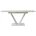 Керамический стол Alarti gloss statuario white sintered stone / white 