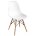 Стул деревянный Eames PC-015 белый 