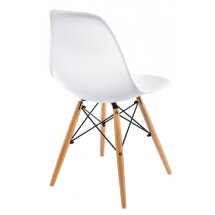 Стул деревянный Eames PC-015 белый